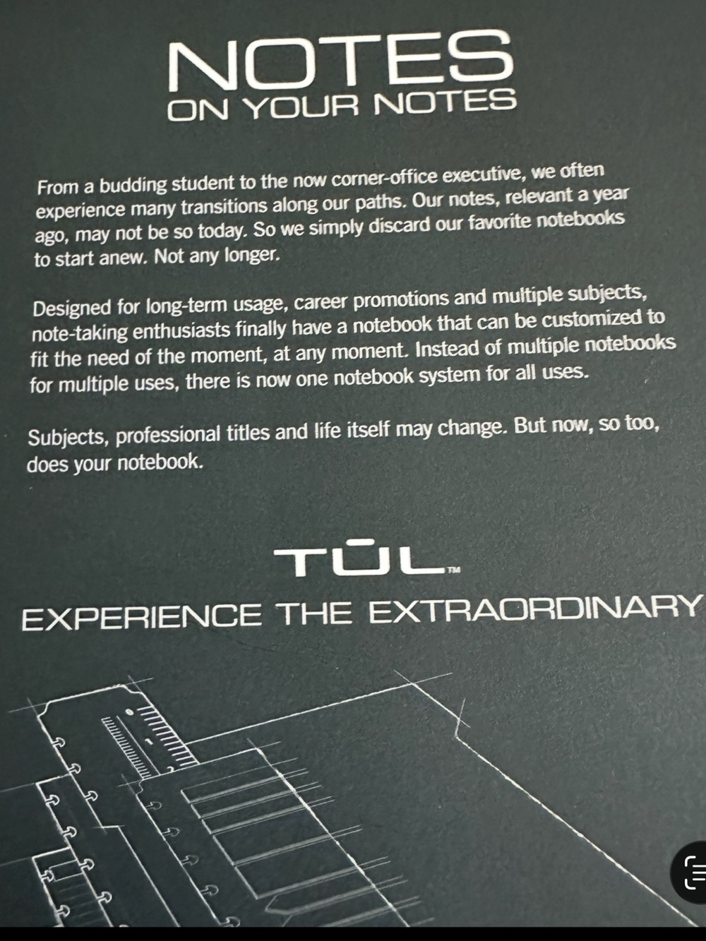 TUL Customer Note-Taking Notebook - Picture 6 of 6